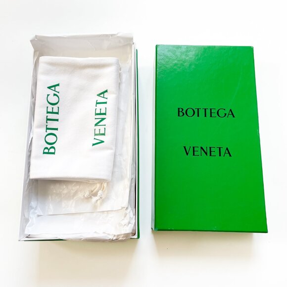 Bottega Veneta Lounge Stretch Strap Sandal Black Size EU 35 US 5 NEW IN BOX - Picture 4 of 12